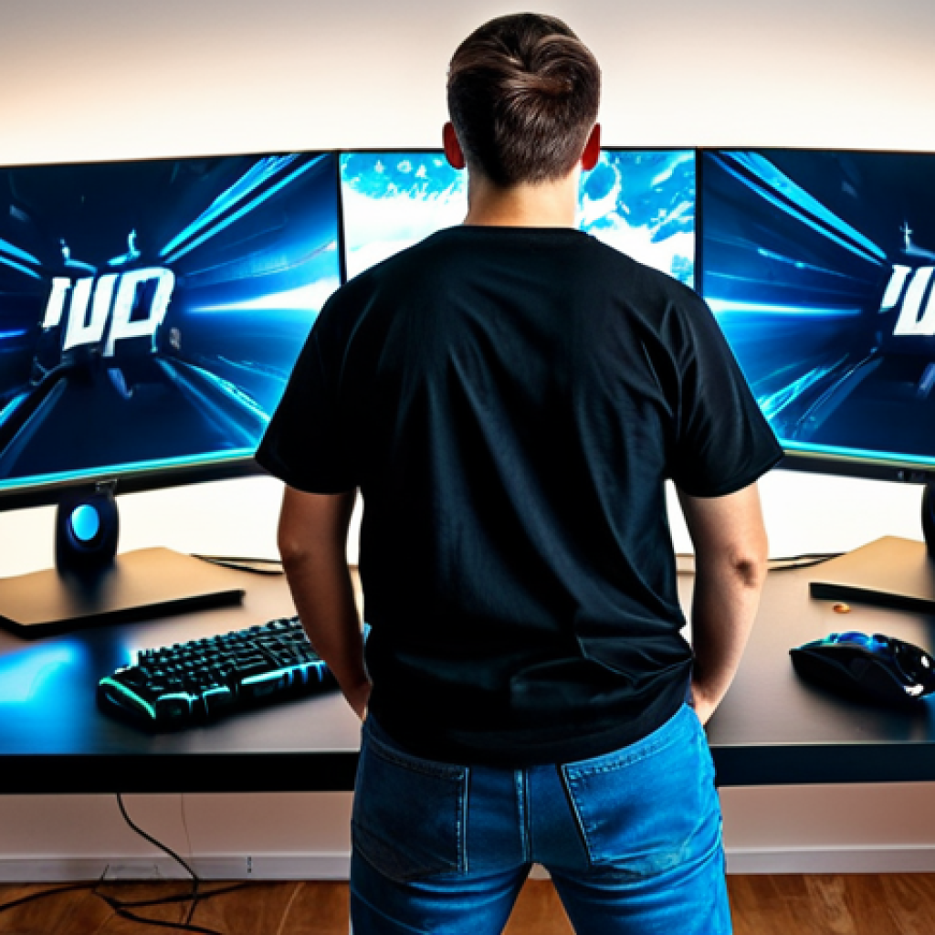 **

"A professional gamer, fully clothed in a stylish gaming t-shirt and comfortable jeans, focused on playing Reverse:1999 on a high-end gaming computer, modern gaming setup with multiple monitors and RGB lighting, safe for work, appropriate content, perfect anatomy, natural proportions, professional gaming photography, high quality"

**