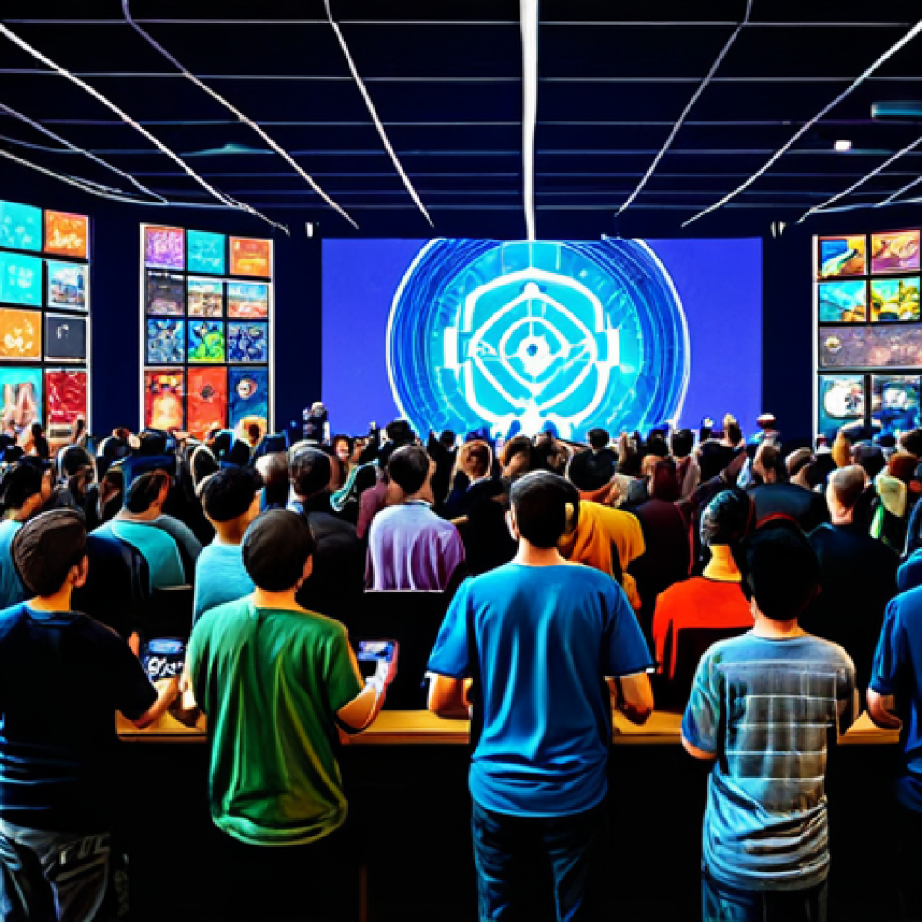 Community Gathering**

A vibrant and welcoming scene of "Reverse: 1999" players from around the world gathered at a virtual gaming convention. They are all fully clothed in modest, casual attire, representing diverse cultures. The background shows screens displaying gameplay and community art. The atmosphere is friendly and collaborative. Perfect anatomy, correct proportions, well-formed hands, safe for work, appropriate content, professional, family-friendly.

**