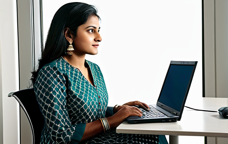 **Prompt:** A confident businesswoman in a traditional Indian salwar kameez, working on a laptop in a modern, sunlit office. Fully clothed, appropriate attire, safe for work, perfect anatomy, natural proportions, professional setting, high quality.