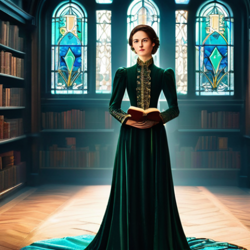 Home 4 리버스 1999 매출 비교 분석 - **Prompt 1: Mysterious Scholar in an Arcane Library**
"A sophisticated female character, reminis...