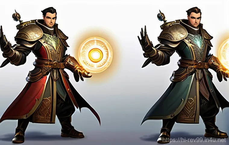 리버스 1999 최고의 속성 활용 - Prompt 1: The Valiant Vanguard**