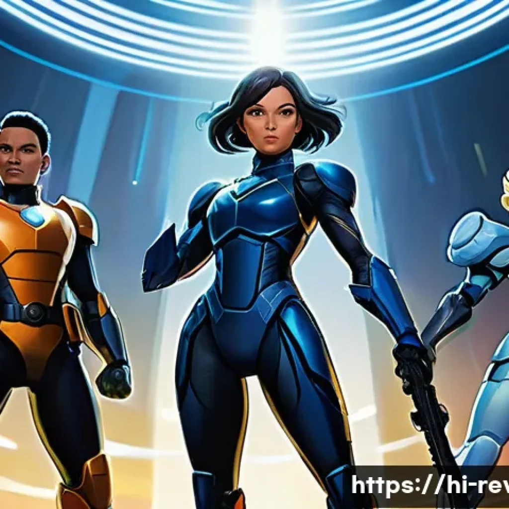 리버스 1999 오토 전투 설정법 - **Prompt: Strategic Team Formation for Auto-Battle**
"A vibrant, dynamic illustration of a balan...