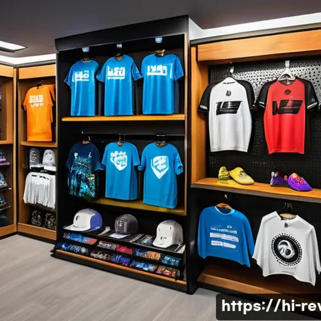 리버스 1999 공식 스토어 상품 - A vibrant and stylish gaming merchandise display featuring high-quality Reverse:1999 branded T-shirt...
